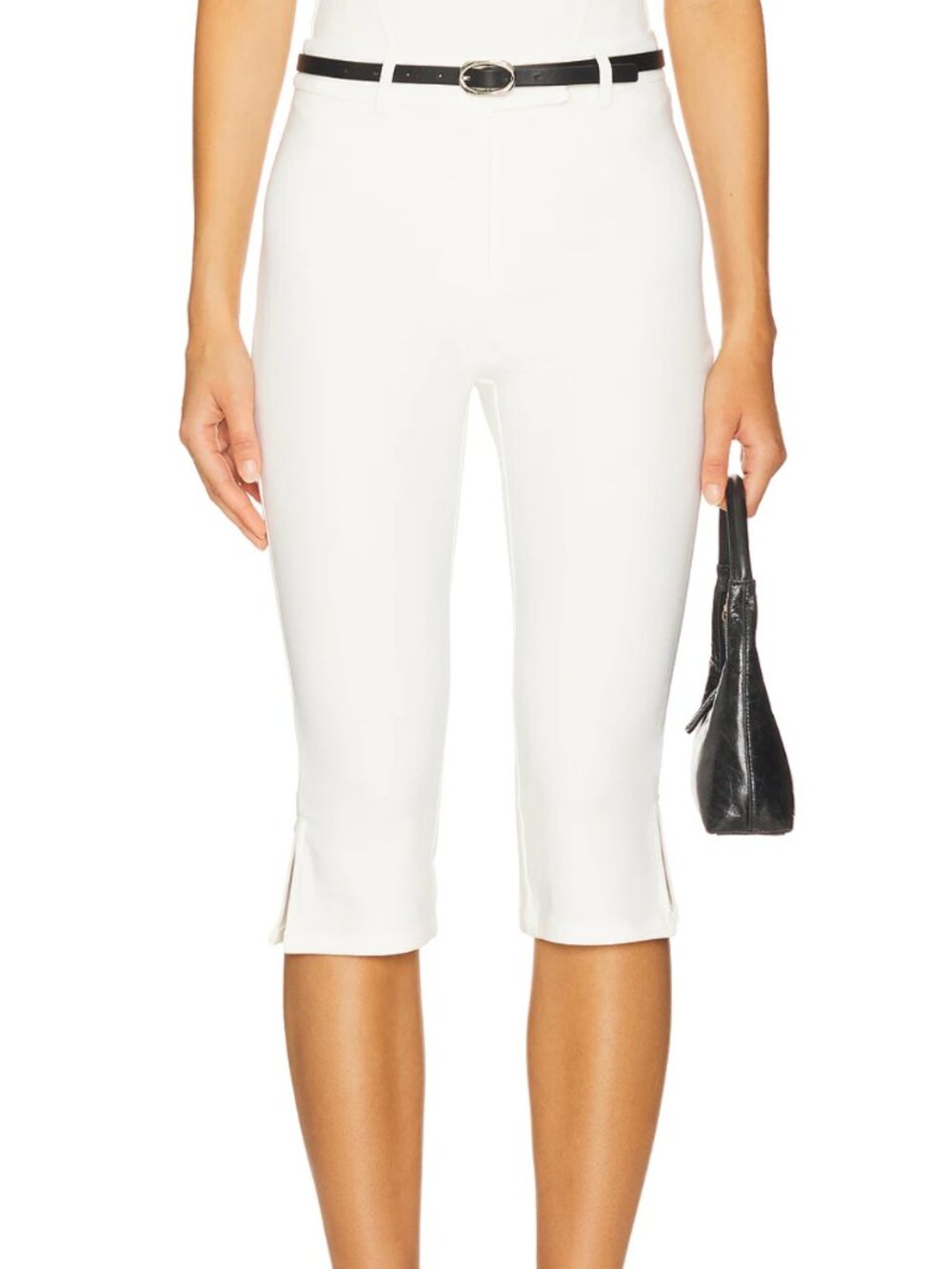 NEW superdown Harlow Capri in White Short Pants Small S